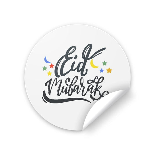 Eid Mubarak Stickers | Black Text