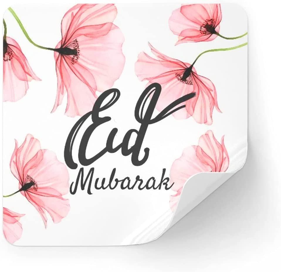 Eid Mubarak Stickers | Watercolor Poppy