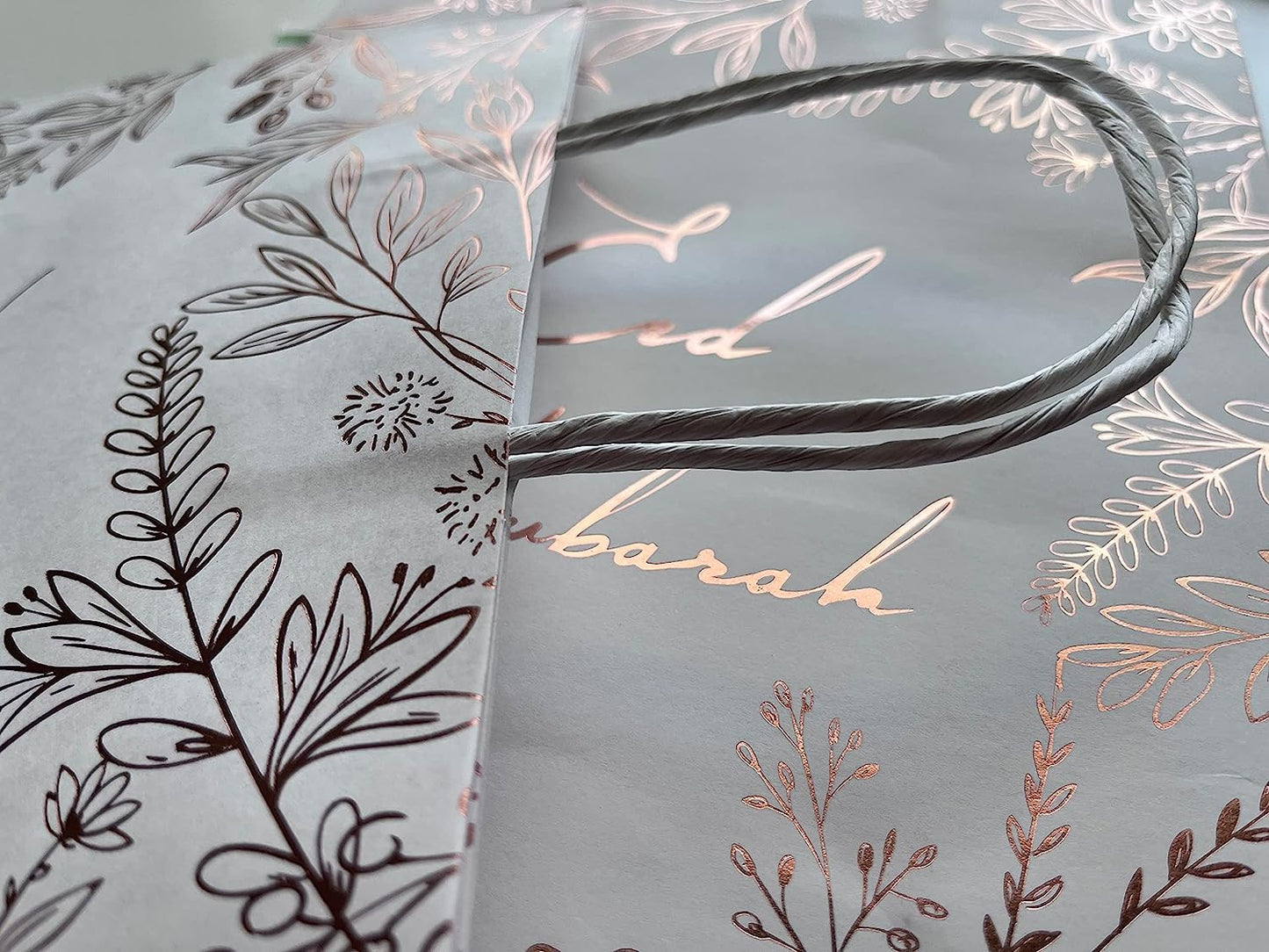 12 PCS Eid Mubarak Paper Gift Bags Ramadan Medium for Eid party, Muslim Party, Eid Decoration, Eid Gift Wrapping (20.7cm x 11.5cm x 27.7cm)