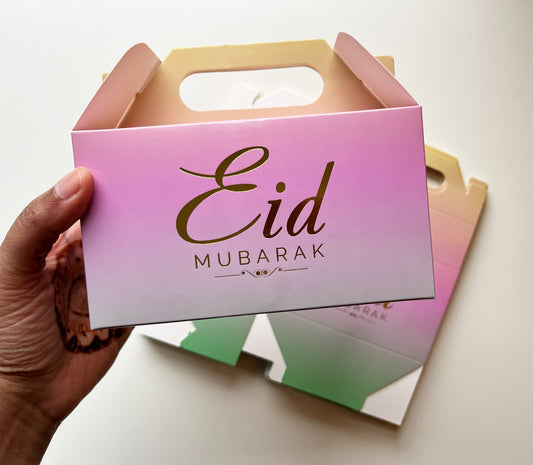 Eid Mubarak Treat Boxes Party Favor Boxes 12 Pack Loot Decorations Candy Goodie Boxes for Eid Ramadan 15.8 * 9 * 14cm…