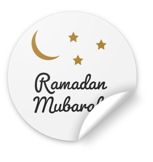 Ramadan Stickers | Twinkle Star Crescent Design