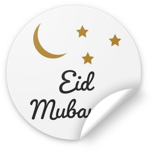 Eid Stickers | Twinkle Star Crescent Design