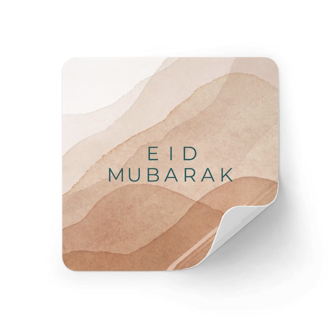 Eid Mubarak Stickers | Abstract mountain landscape