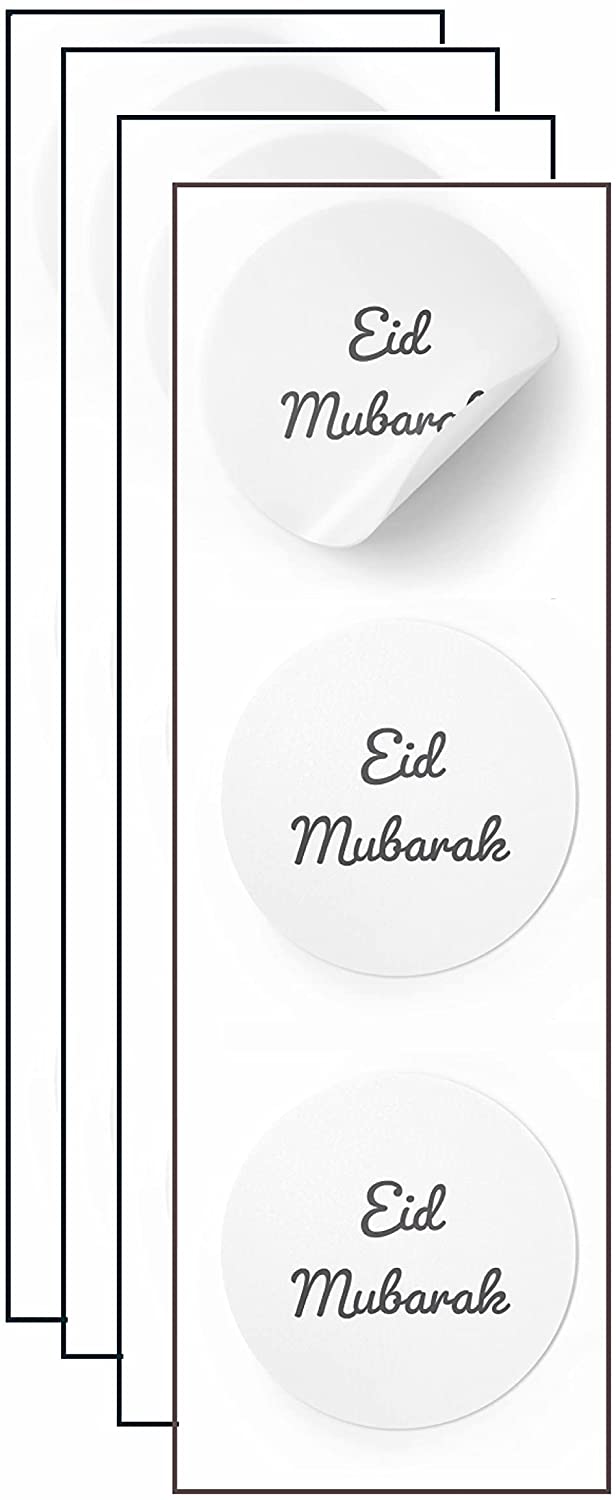 Eid Greeting Card Set of 10 Mini Cards (8cm) 10 Envelopes 10 Stickers Featuring Muave Pink Sand Dunes Acrylic Paint Inkscape